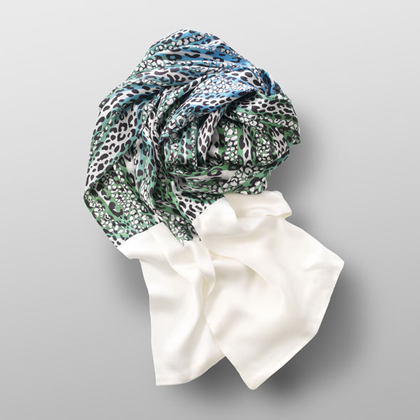 Silk satin scarf AUDRY 