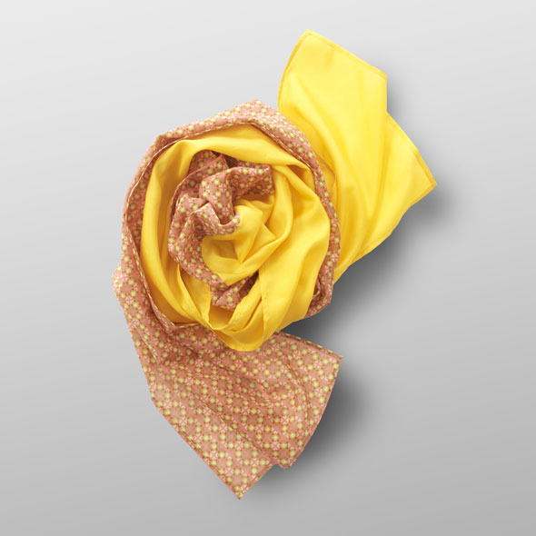 silk-cotton scarf SUNNY