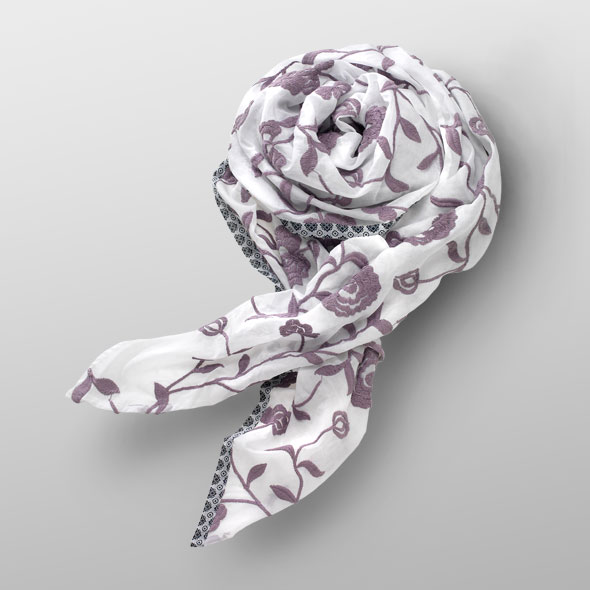 Cotton foulard ROSA