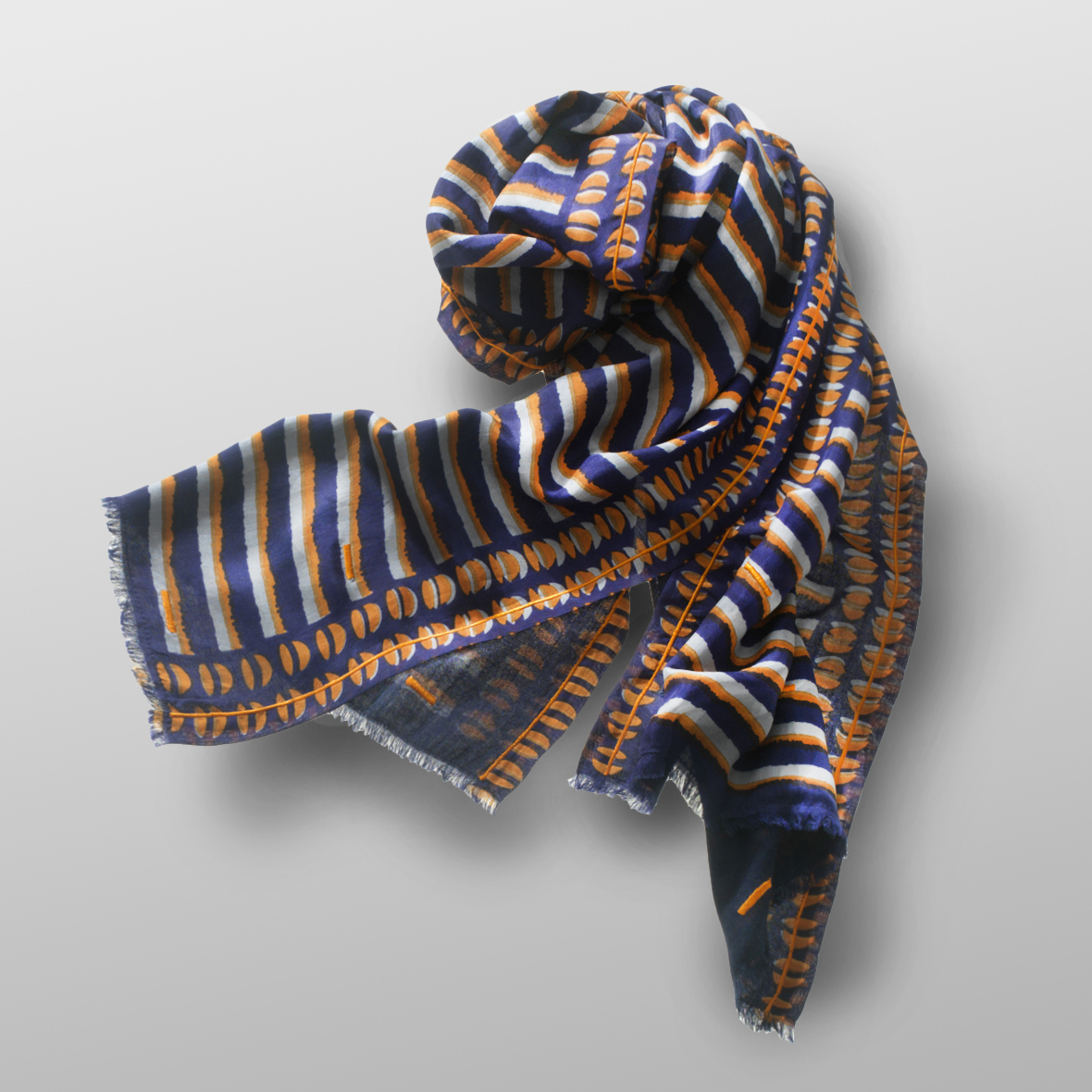 silk wool scarf RAISA-B